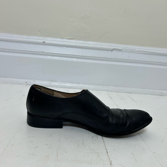 Black Leather Monk Strap Loafers (Sam Edelman) - Picture 8 of 14